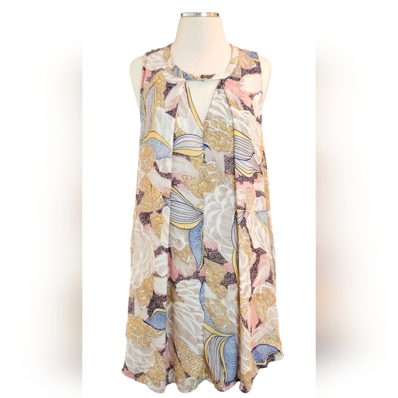 Umgee Sleeveless Swing Dress - Sz Med - Picture 2 of 9